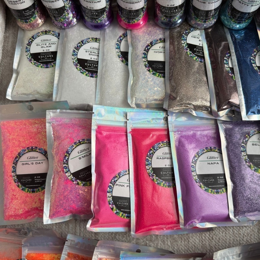 Lot of 46 Counter Culture DIY Premium Glitters - Picture 5 of 8
